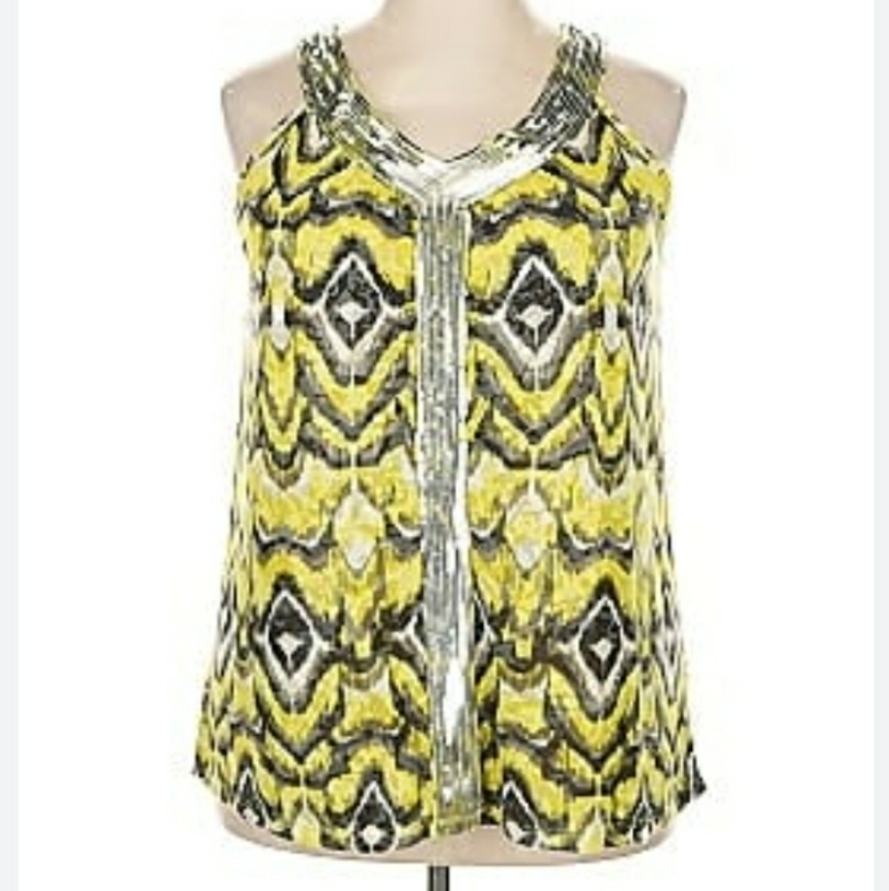 I.N.C Sequence Blouse Size 1X